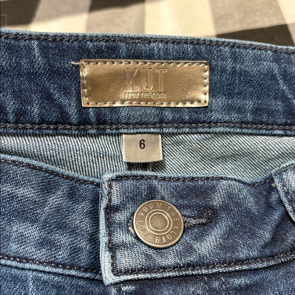 Kut from the Kloth Light Blue Wide-Leg Jeans - Picture 6 of 14